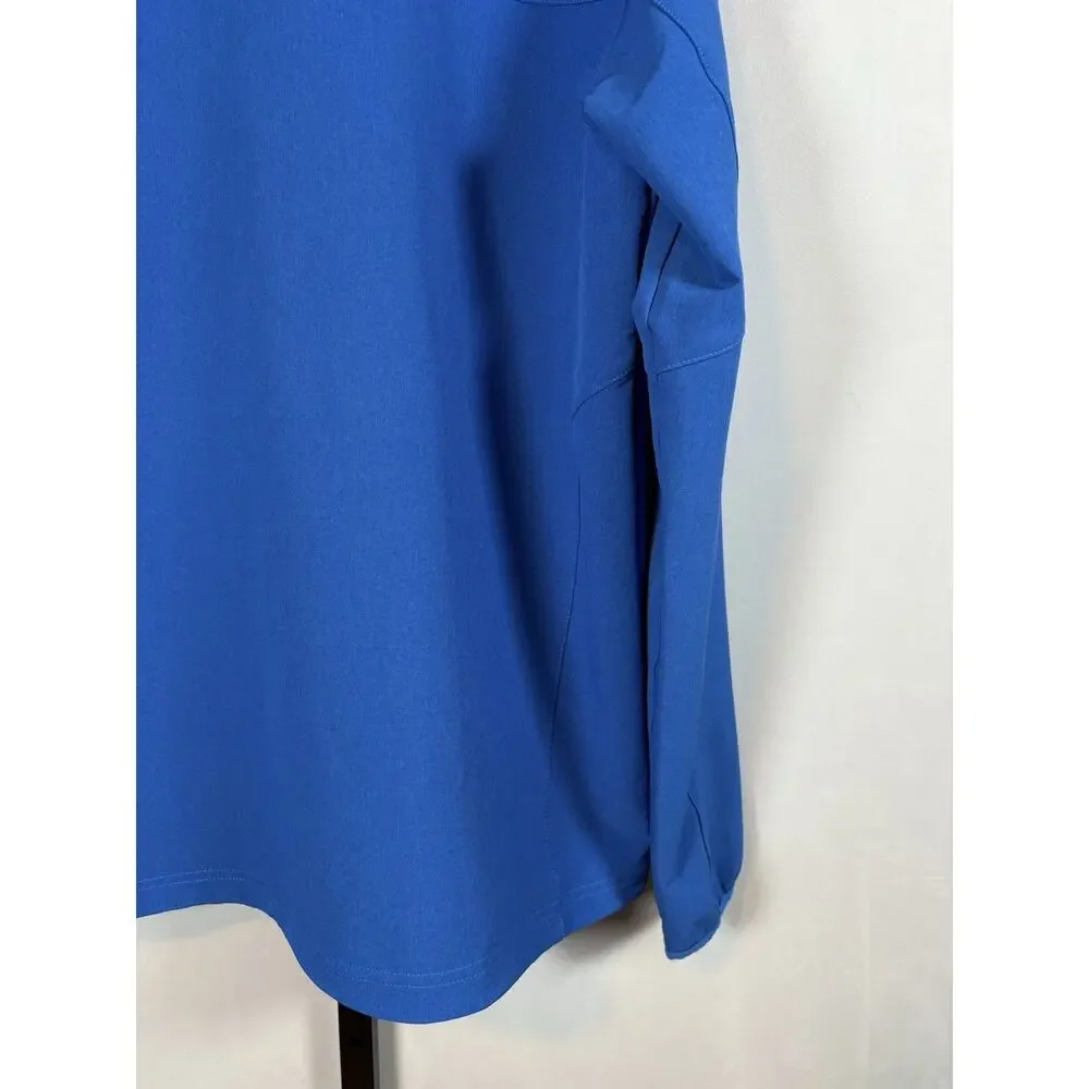 North Face Apex Pneumatic Jacket Men's Large Blue Full Zip Softshell Windwall